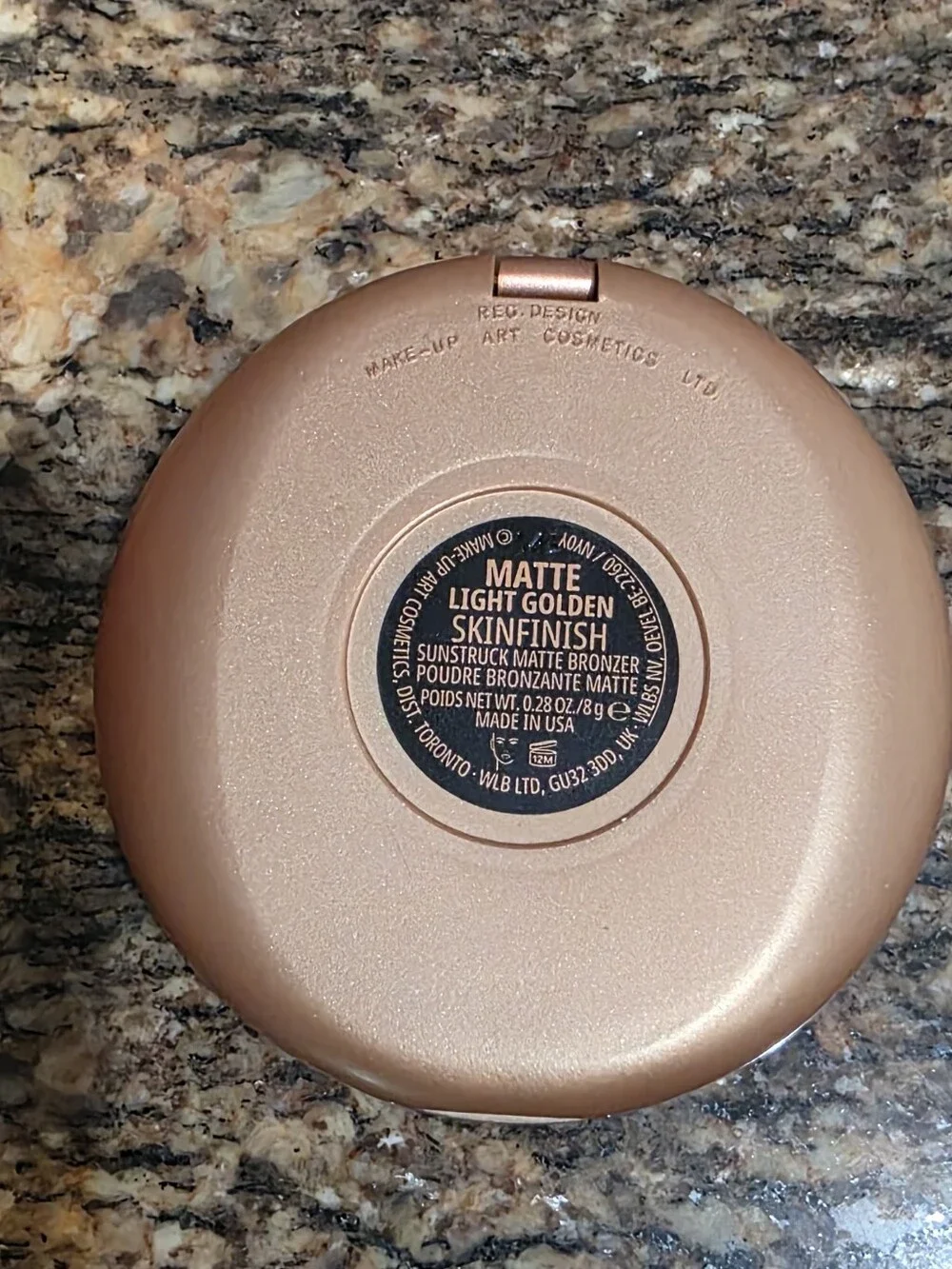 MAC, Bronzer, Matte Light Golden Skinfinish
